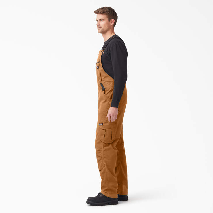 Temp-iQ® 365 Tech Duck Bib Overalls - Rinsed Brown Duck (RBD) image number 3