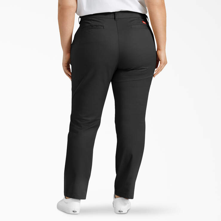 Pantalon de coupe droite taille plus pour femmes - Rinsed Black (RBK) numéro de l’image 2