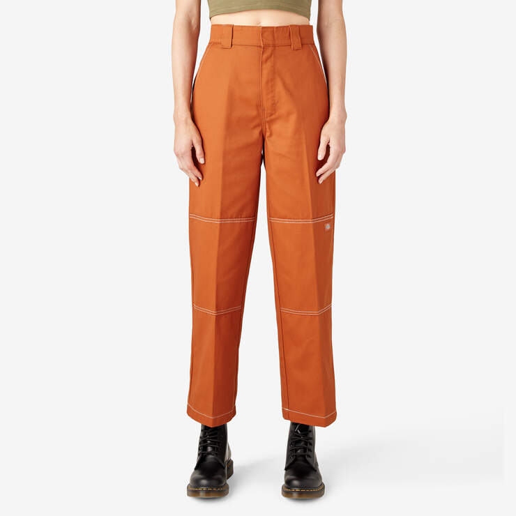 Pantalon à genoux renforcés de coupe décontractée pour femmes - Gingerbread Brown (IE) numéro de l’image 1