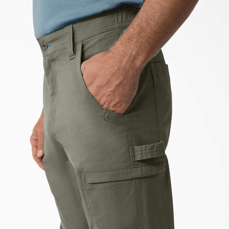 Pantalon cargo antidéchirure, aéré et de coupe standard - Moss Green (MS) numéro de l’image 6