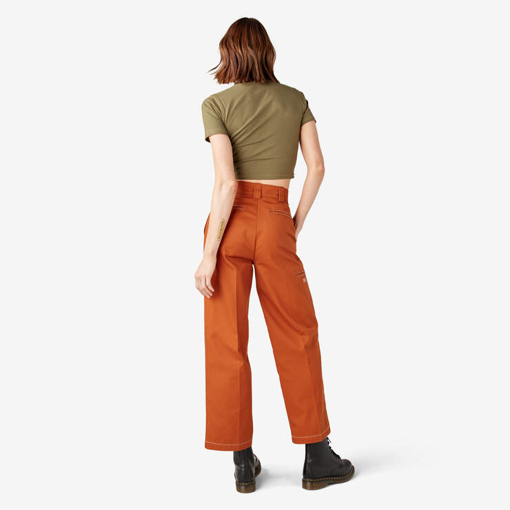 Pantalon à genoux renforcés de coupe décontractée pour femmes - Gingerbread Brown (IE) numéro de l’image 6