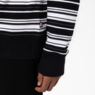 Westover Striped Crew Neck Sweatshirt - Black Variegated Stripe &#40;BSA&#41;