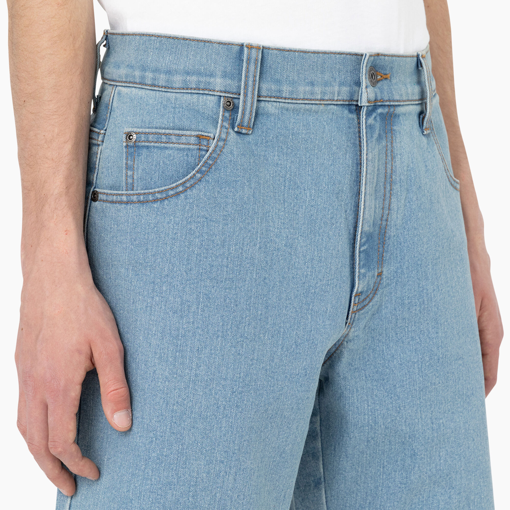 Dickies 15 inch denim shorts hot sale