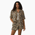 Chemise &agrave; manches courtes pour femmes Roseburg - Brown Floral Print &#40;BG2&#41;