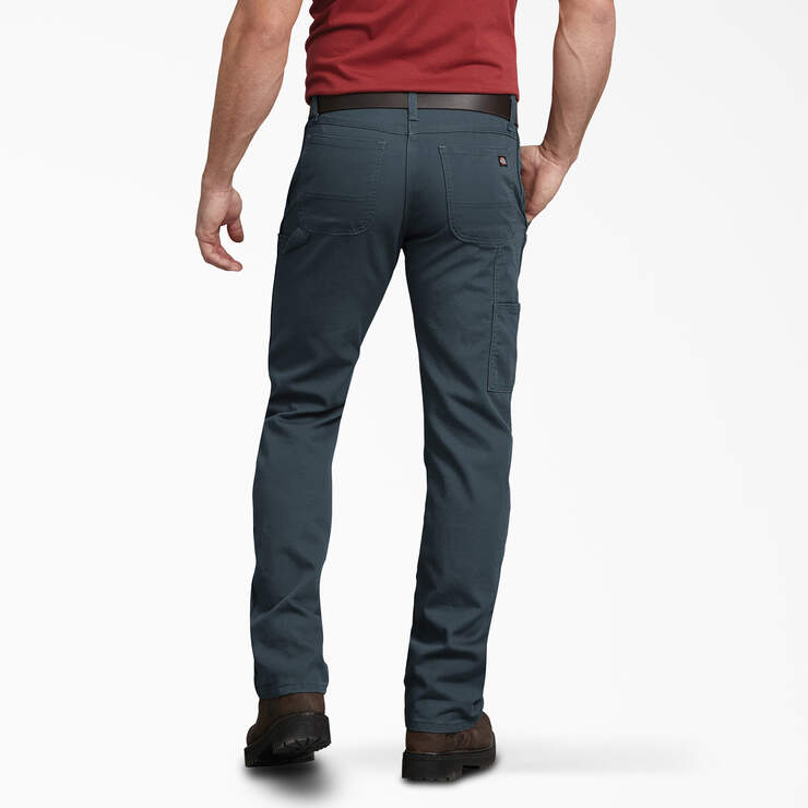 Pantalon menuisier de coupe standard en coutil - Stonewashed Diesel Gray (SYG) numéro de l’image 2