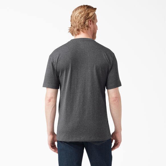 T-shirt en tissu chin&eacute; &eacute;pais &agrave; manches courtes - Charcoal Gray Heather &#40;CGH&#41;