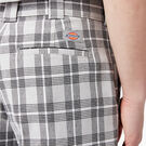 Pantalon sans pli &agrave; motif tartan - Ultimate Gray Plaid &#40;UPG&#41;