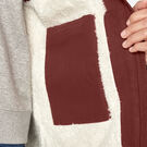 Gilet en toile de coutil avec doublure de molleton pour femmes - Rinsed Fired Brick &#40;RFR&#41;
