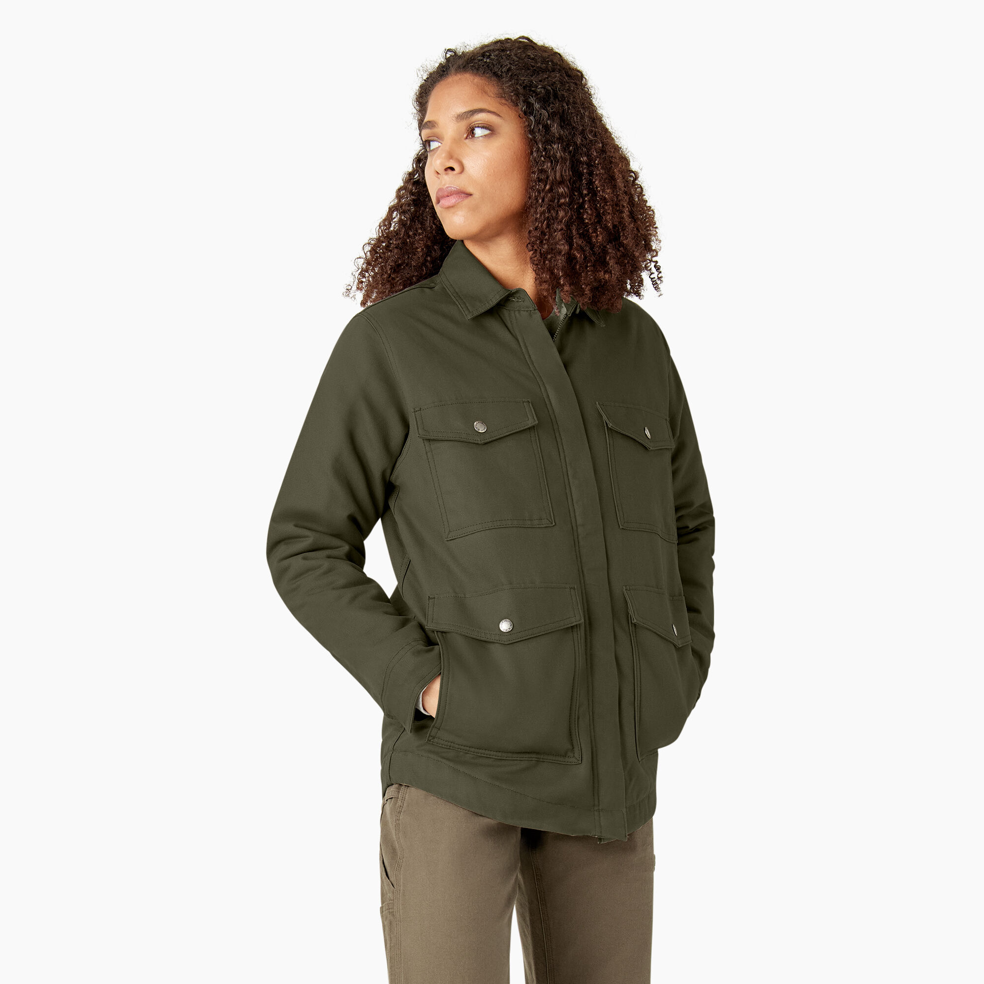 Fleece lined discount down coat womens