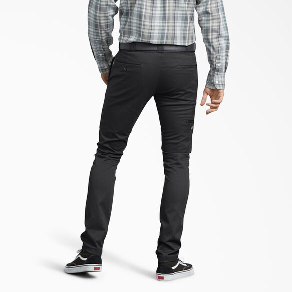 FLEX Skinny Straight Fit Work Pants - Black &#40;BK&#41;