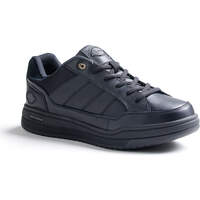 Men's Slip Resisting Athletic Skate Work Shoes - Black (FBK)