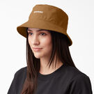 Script Logo Canvas Bucket Hat - Brown Duck &#40;BD&#41;