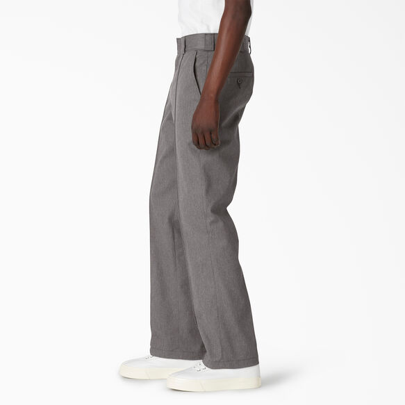 Regular Fit Single Dye Work Pants - Slate Gray Heather &#40;SH1&#41;