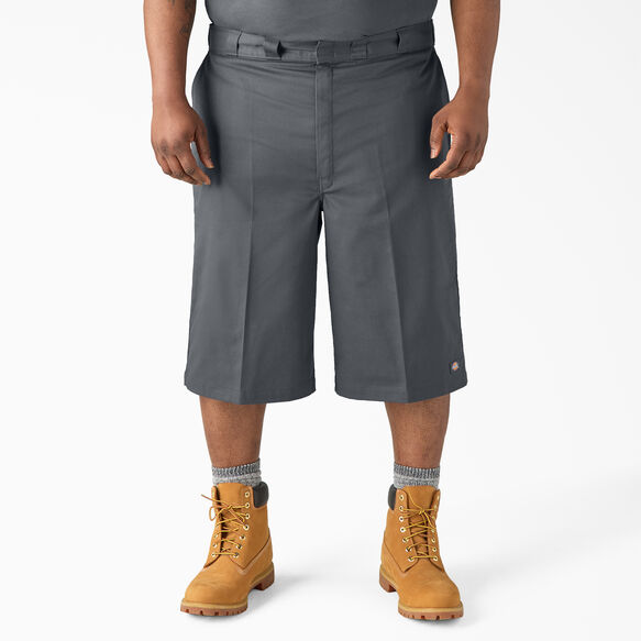Loose Fit Multi-Use Pocket Work Shorts, 15&quot; - Charcoal Gray &#40;CH&#41;