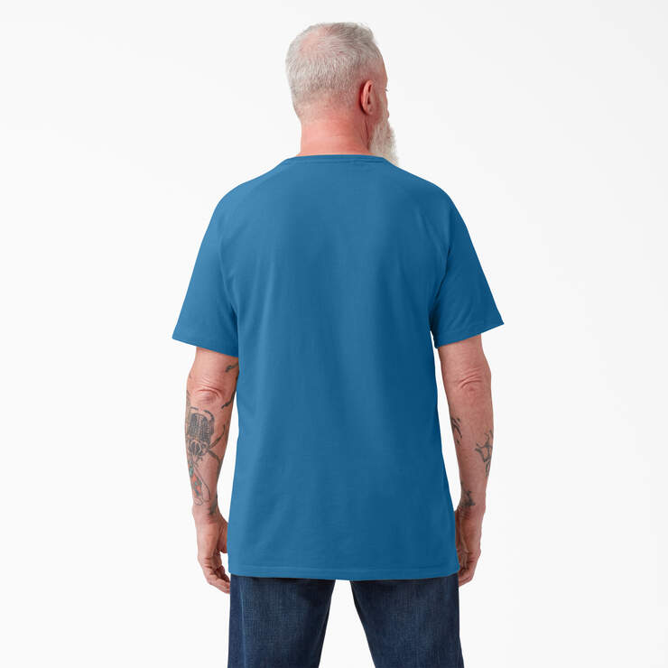 Cooling Short Sleeve Pocket T-Shirt - Vallarta Blue (V2B) image number 2