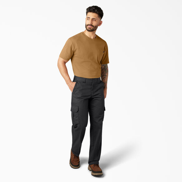 FLEX Relaxed Fit Cargo Pants - Black &#40;BK&#41;