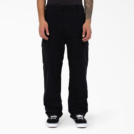 Pantalon cargo de coupe d&eacute;contract&eacute;e &agrave; genoux renforc&eacute;s Eagle Bend - Black &#40;BKX&#41;