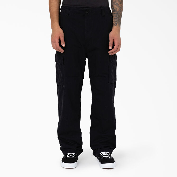 Pantalon cargo de coupe d&eacute;contract&eacute;e &agrave; genoux renforc&eacute;s Eagle Bend - Black &#40;BKX&#41;