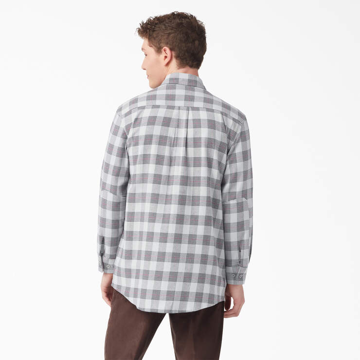 Long Sleeve Flannel Shirt - Ultimate Gray Plaid (UPR) image number 2
