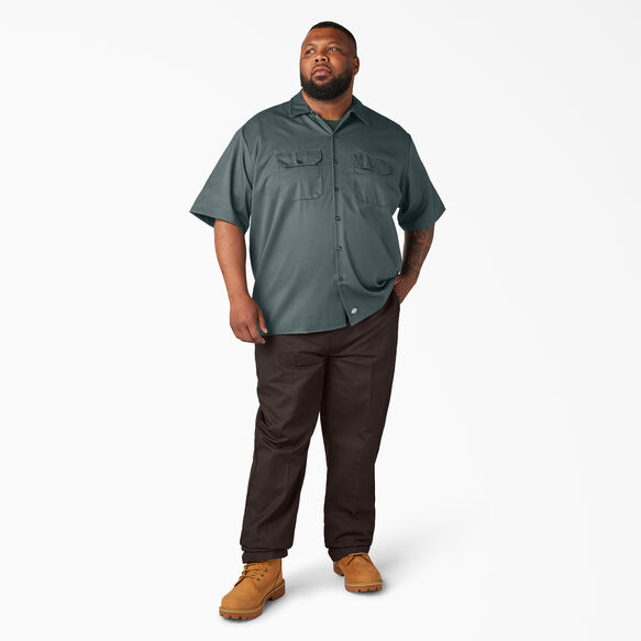 Short Sleeve Work Shirt - Lincoln Green &#40;LN&#41;
