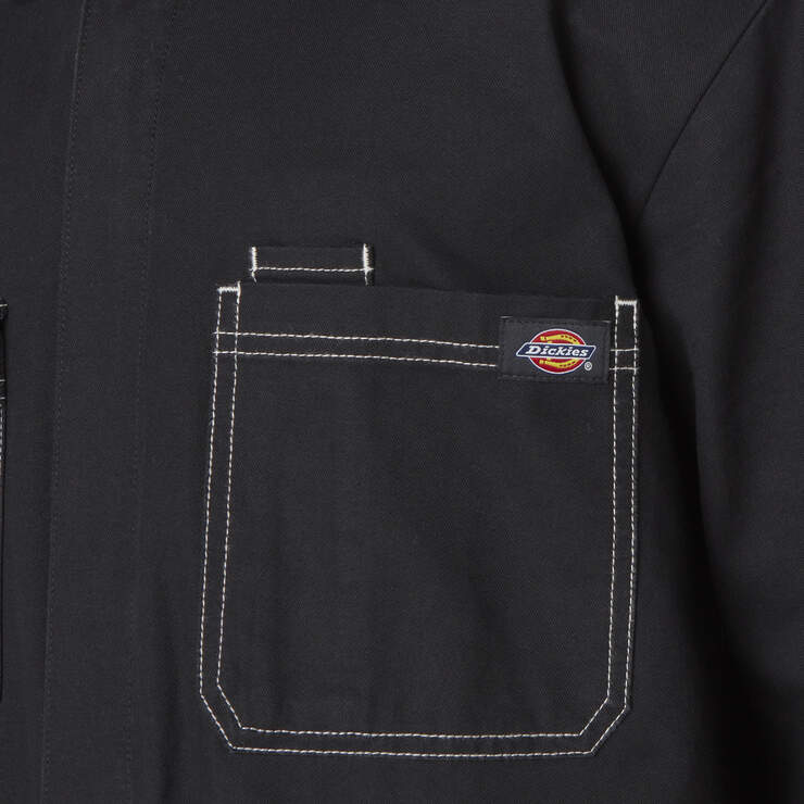 Reworked Long Sleeve Coveralls - Black (BKX) image number 5