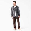 Regular Fit Flex Flannel Shirt - Wine/Black Plaid &#40;BPE&#41;