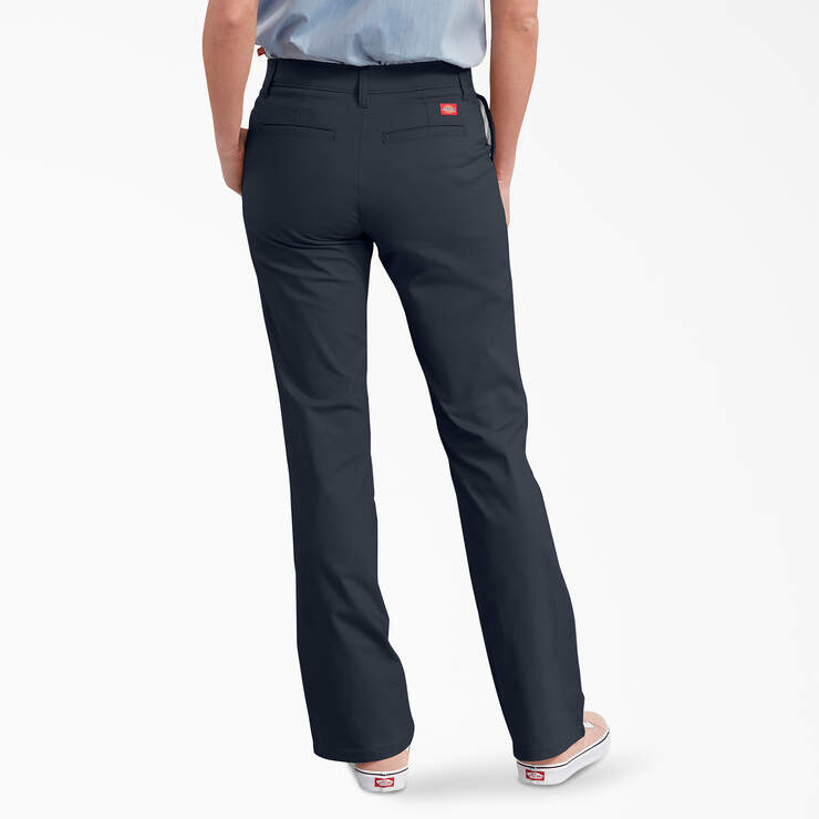 Pantalon de coupe ajustée à jambe semi-évasée FLEX pour femmes - Dark Navy (DN) numéro de l’image 2