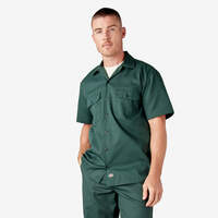 Short Sleeve Work Shirt - Hunter Green (GH)