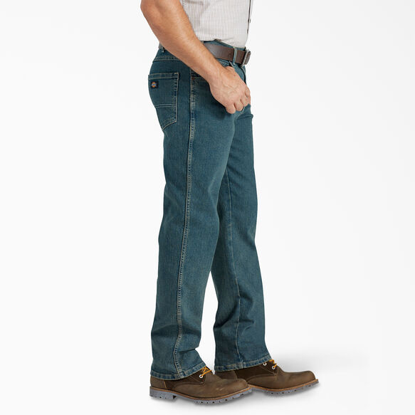 Jeans FLEX de coupe d&eacute;contract&eacute;e &agrave; ceinture adaptable et &agrave; 5&nbsp;poches - Heritage Tinted Khaki &#40;THK&#41;