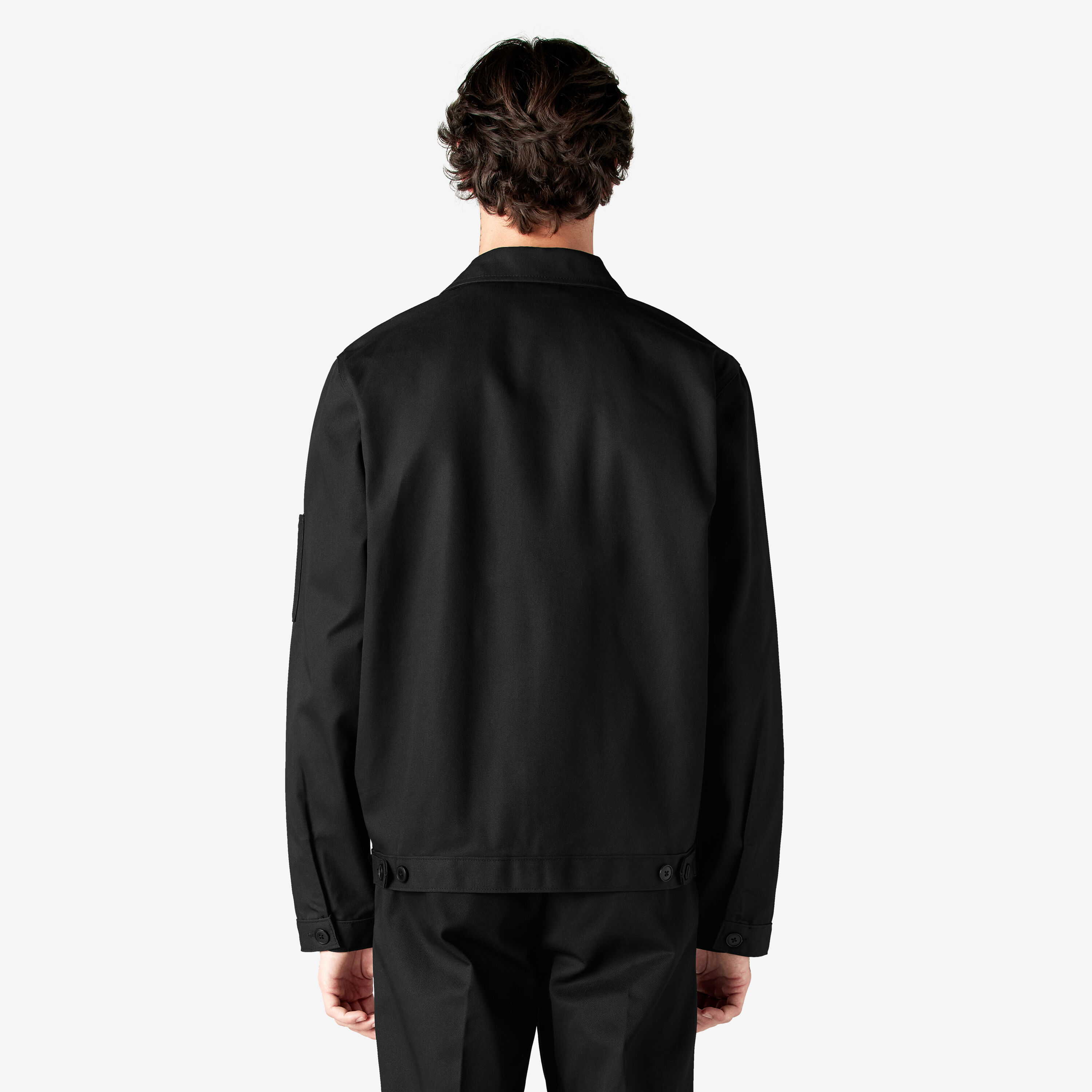 Dickies Men s Unlined Eisenhower Jacket Black Size Xl JT75