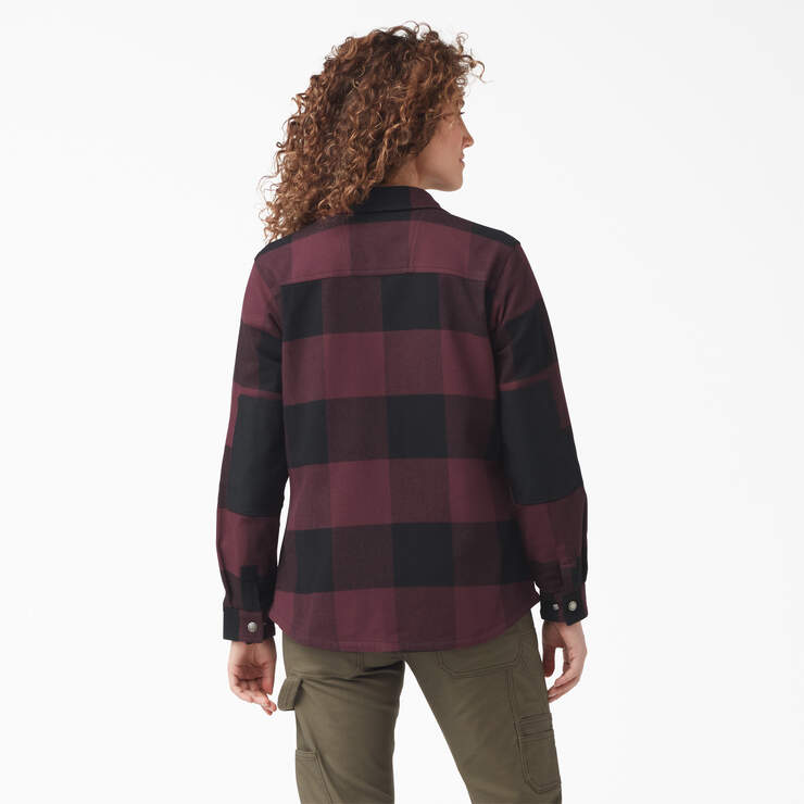 Women’s DuraTech Renegade Flannel Shirt - Burgundy Buffalo Plaid (A2Y) image number 2
