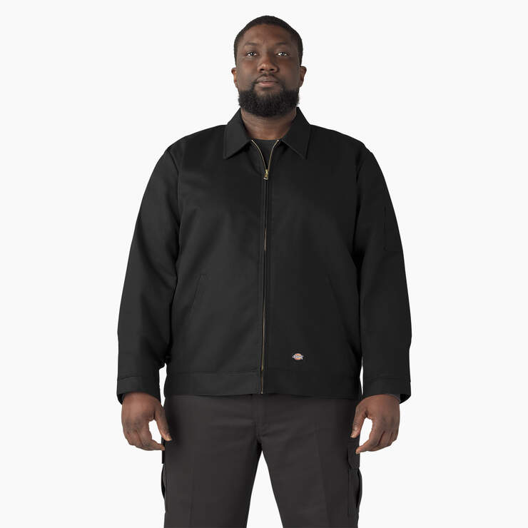 Insulated Eisenhower Jacket - Black (BK) image number 5