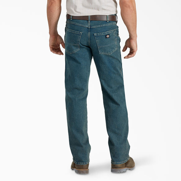 Jeans FLEX de coupe d&eacute;contract&eacute;e &agrave; ceinture adaptable et &agrave; 5&nbsp;poches - Heritage Tinted Khaki &#40;THK&#41;