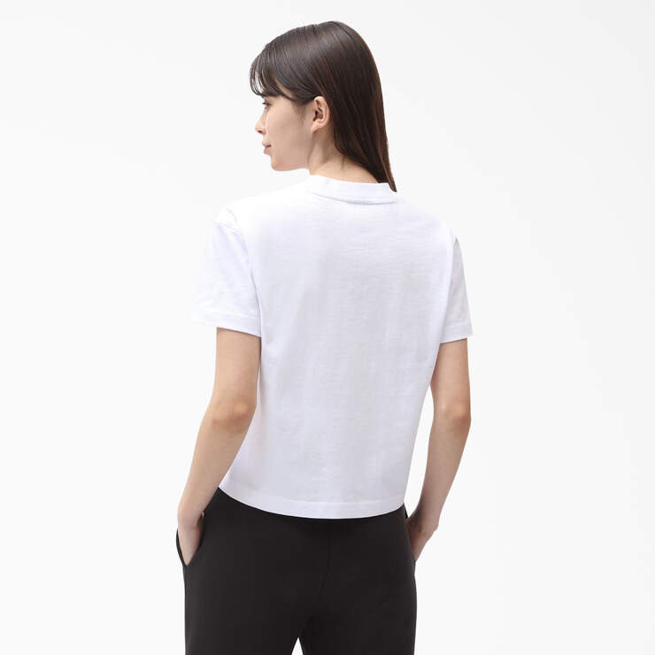 T-shirt écourté Loretto pour femmes - White (WH) numéro de l’image 2