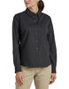 Women&#39;s Long Sleeve Poplin Stretch Work Shirt - Black &#40;BK&#41;