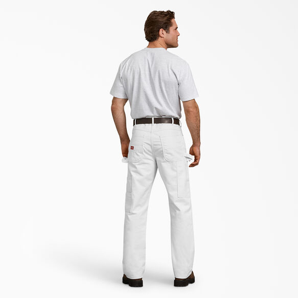 Double Knee Utility Painter&#39;s Pants - White &#40;WH&#41;