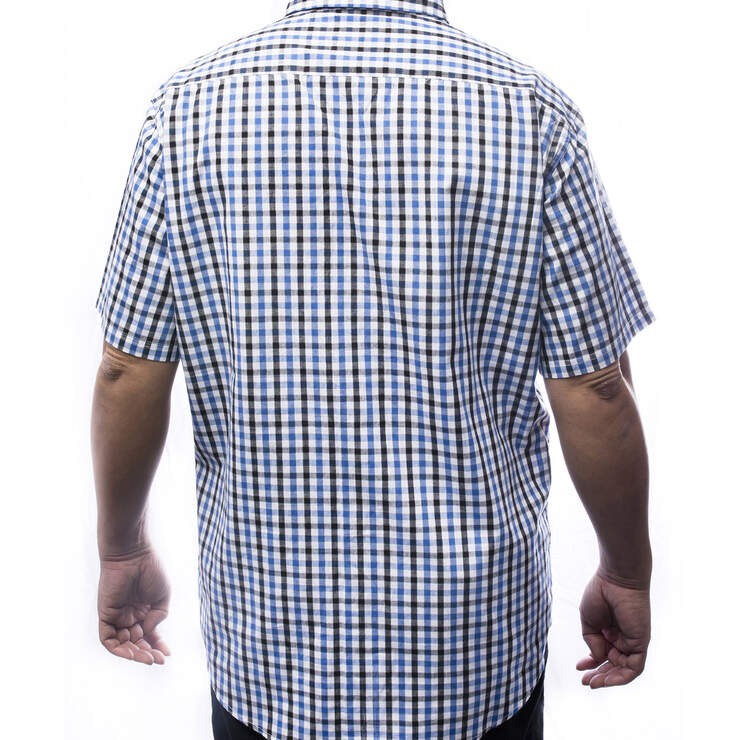 Everyday Men's Short Sleeve Plaid Shirt - Black (BK) image number 2