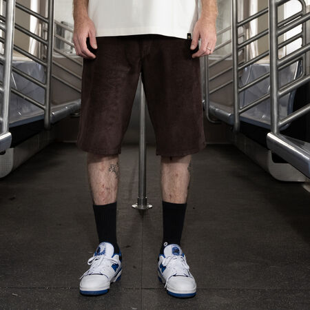 Short en velours c&ocirc;tel&eacute; Jake&nbsp;Hayes, 13&nbsp;po - Chocolate Brown &#40;CB&#41;