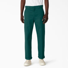 Regular Fit Cuffed Pants - Forest Green &#40;FT&#41;