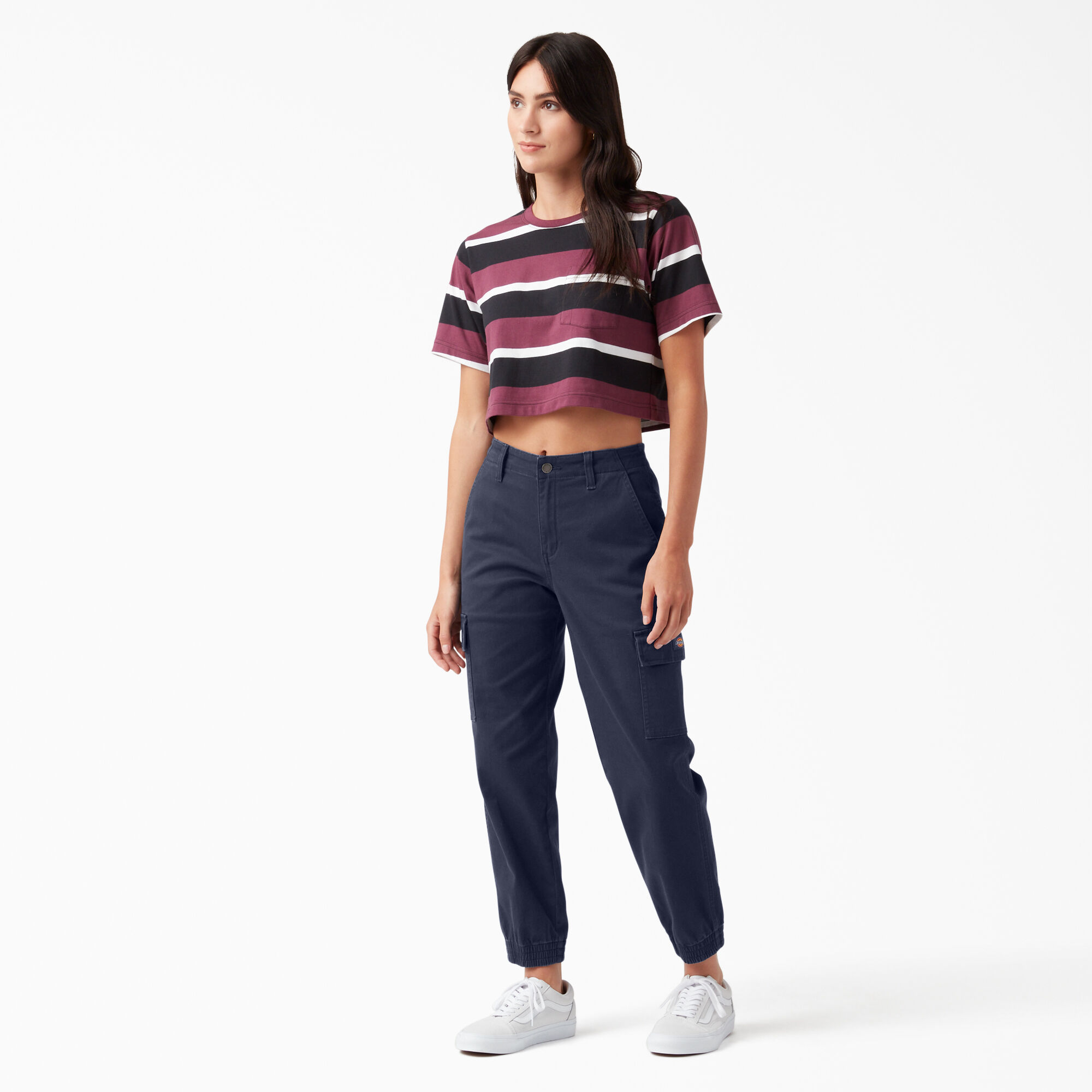 Women s High Rise Fit Cargo Jogger Pants Dickies Canada