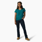 Women&#39;s Short Sleeve V-Neck T-Shirt - Deep Lake &#40;DL2&#41;