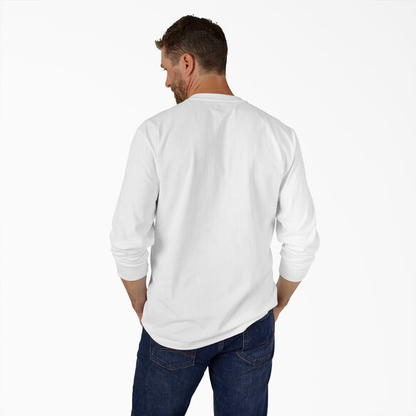 Haut henley &eacute;pais &agrave; manches longues - White &#40;WH&#41;