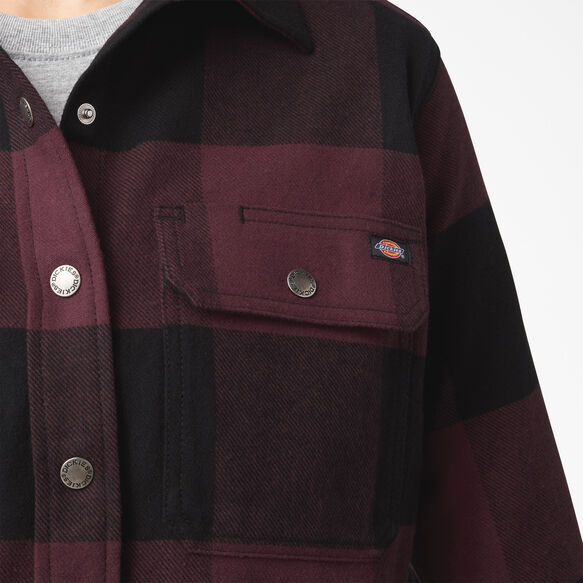 Chemise en flanelle DuraTech Renegade pour femmes - Burgundy Buffalo Plaid &#40;A2Y&#41;