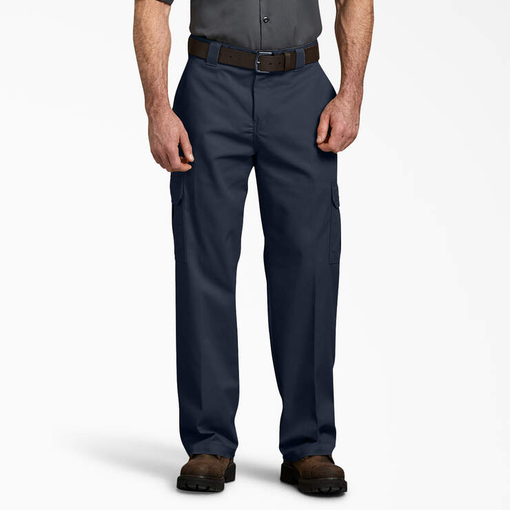FLEX Relaxed Fit Cargo Pants - Dark Navy (DN) image number 1
