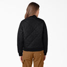 Blouson piqu&eacute; pour femmes - Black &#40;BK&#41;