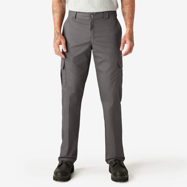 Pantalon cargo de coupe standard en tissu FLEX - Gravel Gray (VG) numéro de l’image 1