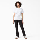 T-shirt &eacute;pais &agrave; manches courtes pour femmes - White &#40;WH&#41;