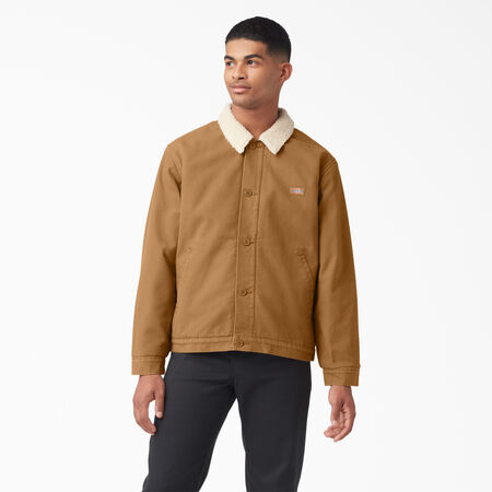 Duck Canvas High Pile Fleece Jacket - Stonewashed Brown Duck &#40;SBD&#41;