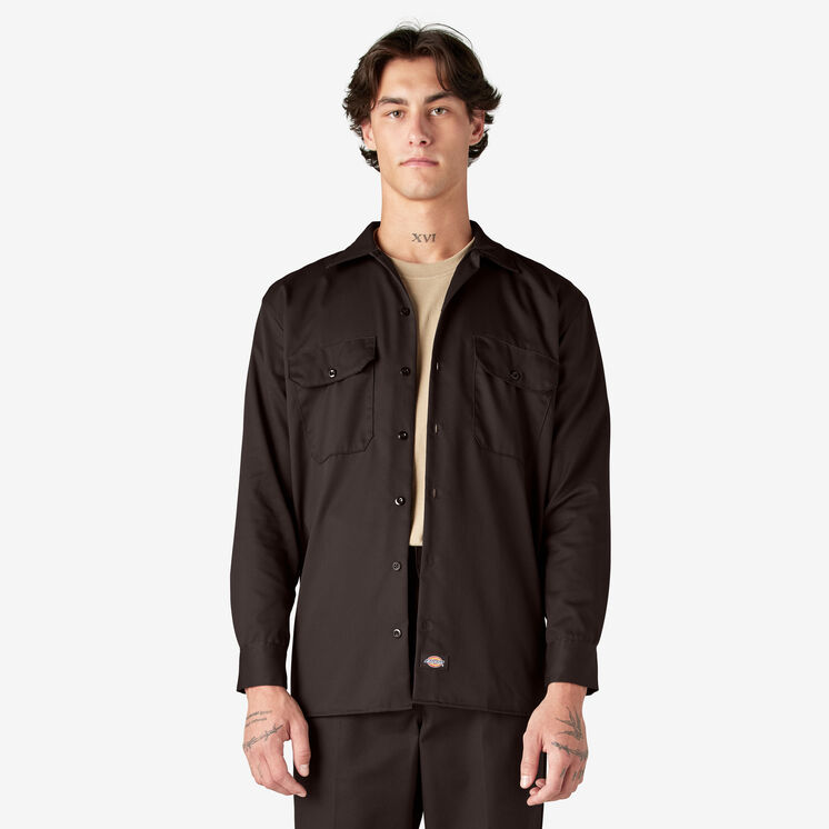 Long Sleeve Work Shirt - Dark Brown &#40;DB&#41;