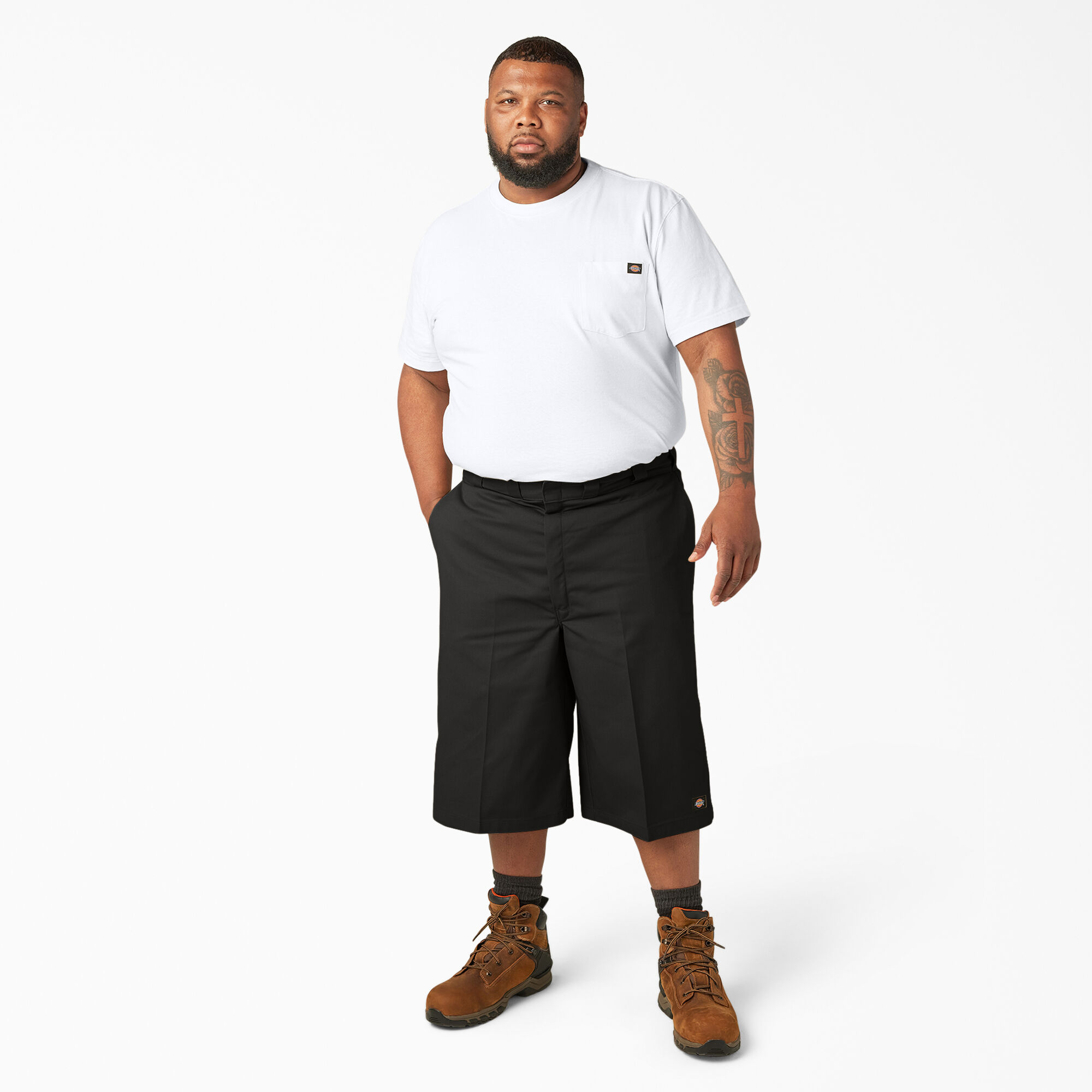 Dickies 15 inch shop denim shorts